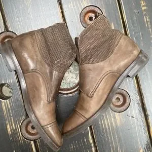 Fratelli Rosetti Leather Ankle Boots with Side Buckles Fratelli Rossetti | Shoes | Fratelli Rosetti Leather Ankle  main image 3